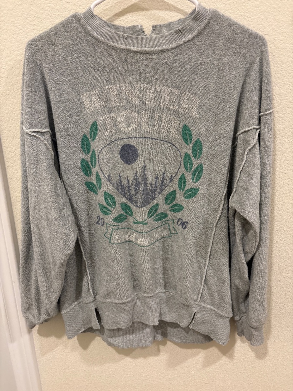 Aerie crewneck oversized sweater size xxs